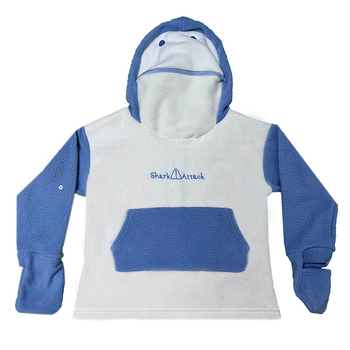 2026 Νέα Άνοιξη: Γυναικείο Shark Hoodie με κουκούλα από φλίς, ζεστό και γλυκό, για ζευγάρια