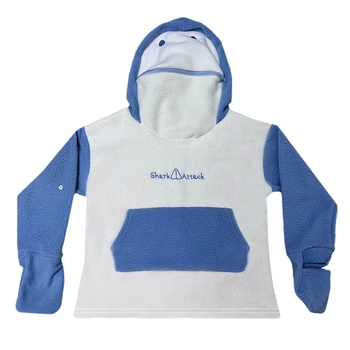 2026 Νέα Άνοιξη: Γυναικείο Shark Hoodie με κουκούλα από φλίς, ζεστό και γλυκό, για ζευγάρια
