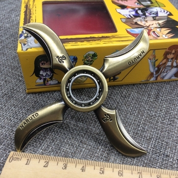 Naruto Shuriken Δαίμονας του Ανέμου — Ανοξείδωτο Ninja Όπλο με Περιστρεφόμενο Μηχανισμό