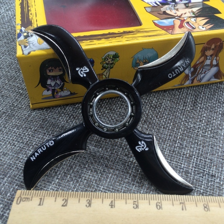 Naruto Shuriken Δαίμονας του Ανέμου — Ανοξείδωτο Ninja Όπλο με Περιστρεφόμενο Μηχανισμό