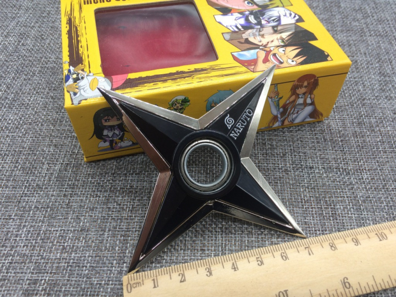 Naruto Shuriken Δαίμονας του Ανέμου — Ανοξείδωτο Ninja Όπλο με Περιστρεφόμενο Μηχανισμό