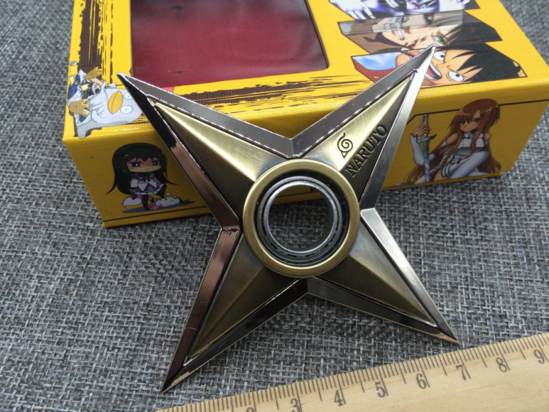 Naruto Shuriken Δαίμονας του Ανέμου — Ανοξείδωτο Ninja Όπλο με Περιστρεφόμενο Μηχανισμό
