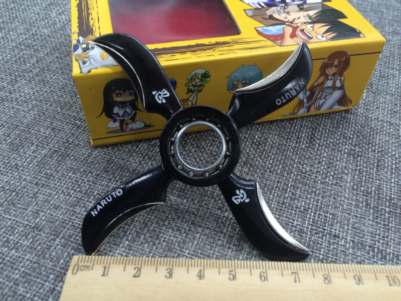 Naruto Shuriken Δαίμονας του Ανέμου — Ανοξείδωτο Ninja Όπλο με Περιστρεφόμενο Μηχανισμό