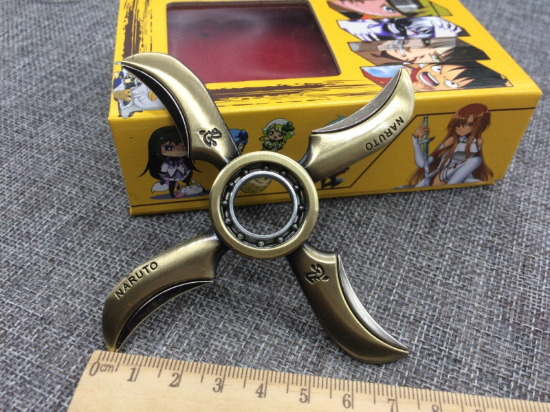 Naruto Shuriken Δαίμονας του Ανέμου — Ανοξείδωτο Ninja Όπλο με Περιστρεφόμενο Μηχανισμό