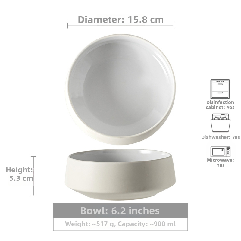 Porcelánový riad v škandinávskom štýle: hlboký tanier, tanier na ovocie a šalátu, jednofarebný tanier na večeru, misa na polievku, okrúhla veľká misa.