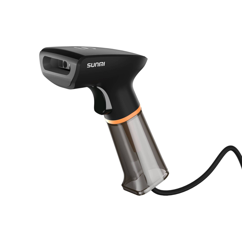 Sunmi NS021 Kézi vonalkód olvasó, USB-kábeles, QR-kód és vonalkód olvasó, 640x480 felbontás, 3 éves garancia