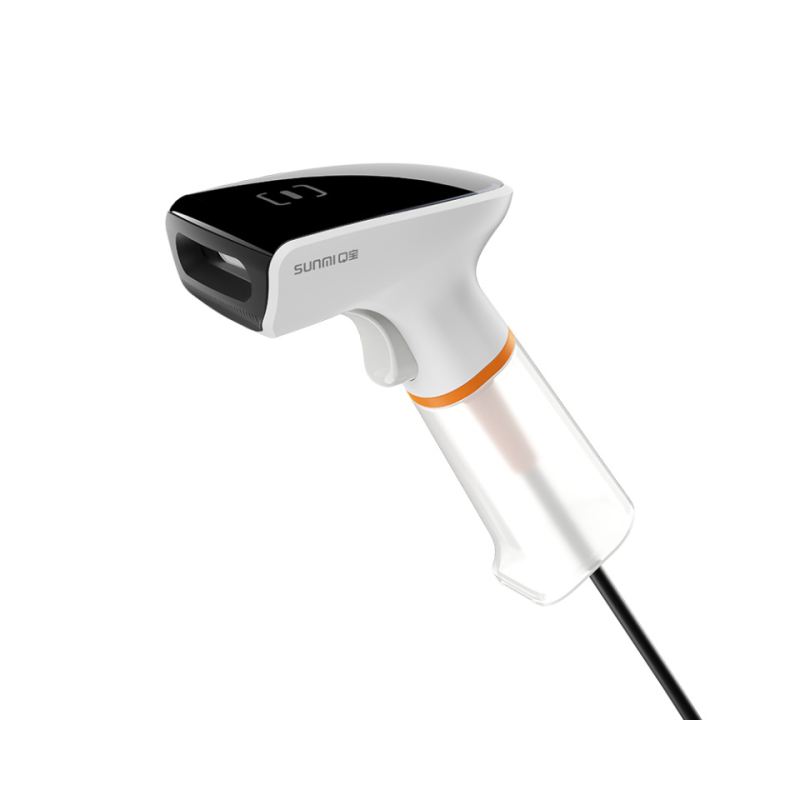 Sunmi NS021 Kézi vonalkód olvasó, USB-kábeles, QR-kód és vonalkód olvasó, 640x480 felbontás, 3 éves garancia