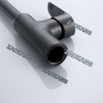 Zhikang kuchynský drezový kohút, celé meďové telo, gunmetal gray farba, horúca a studená voda, 360° otáčanie