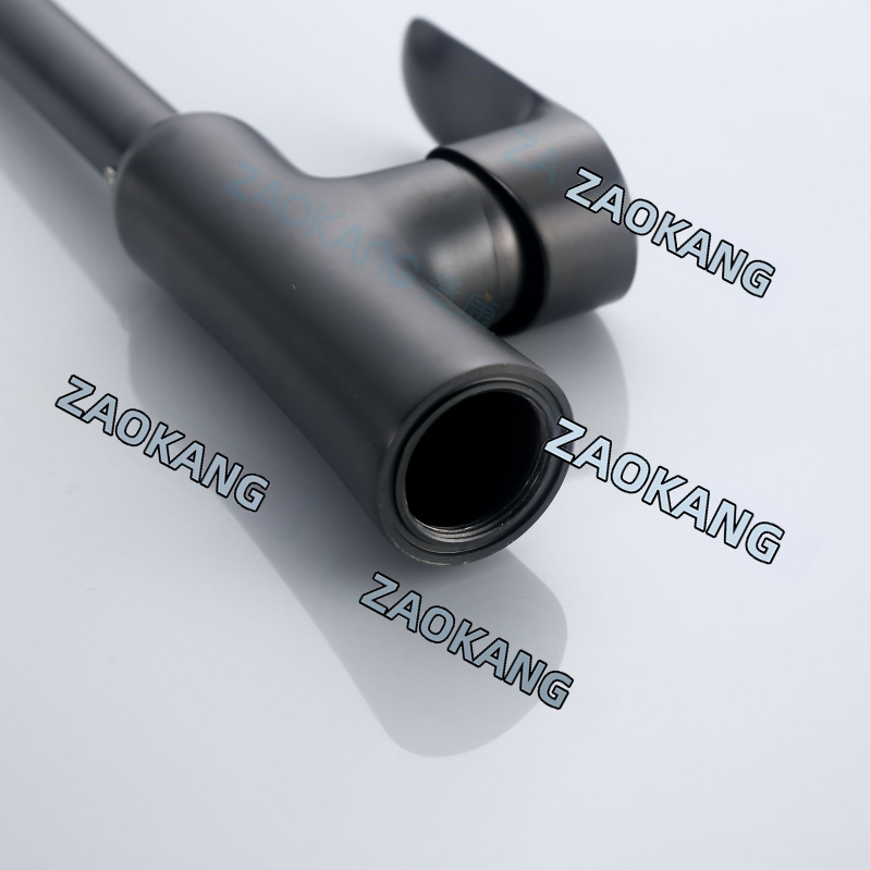 Zhikang kuchynský drezový kohút, celé meďové telo, gunmetal gray farba, horúca a studená voda, 360° otáčanie
