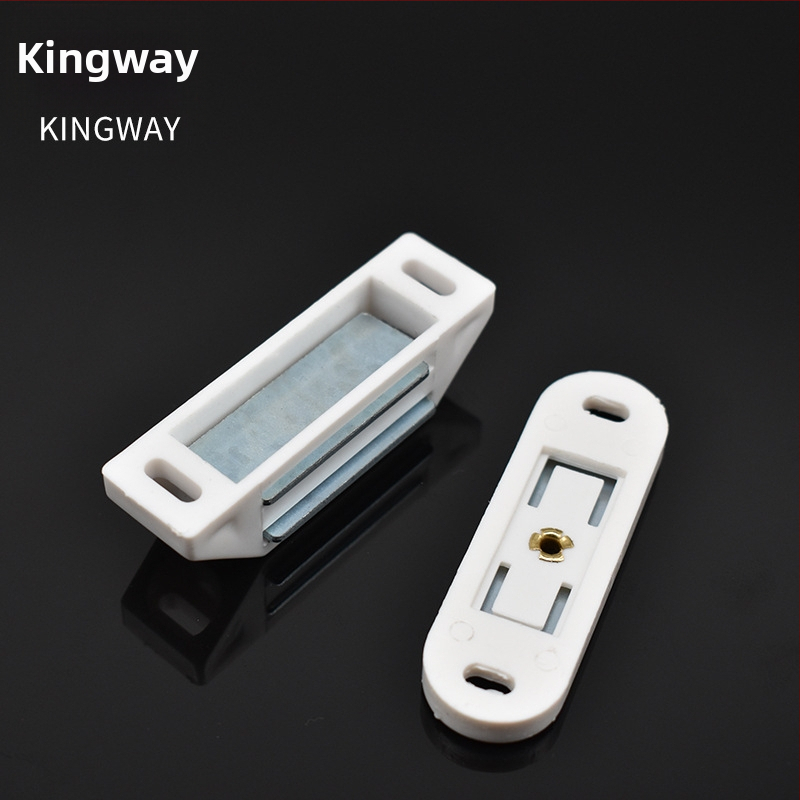 KW-277 Magnetický zaisťovač dverí skrinky so sklenenými dverami, na stenu