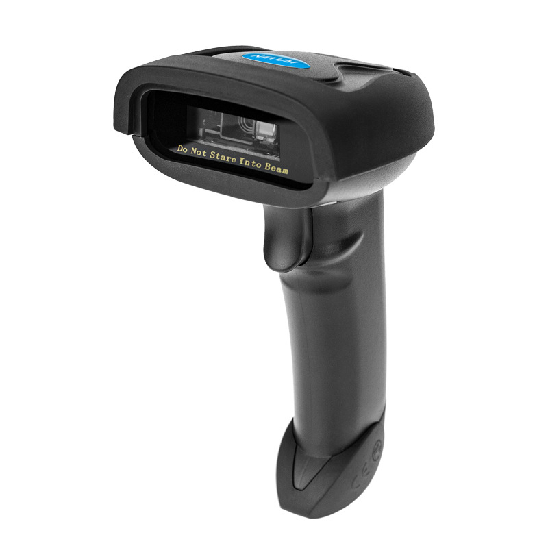 1D lézeres kézi vonalkódolvasó, USB-s interfész, vezetékes vagy 2.4 GHz-es vezeték nélküli mód, 200 mm/s olvasási sebesség, 4 mil felbontás, magáncímkére kész.