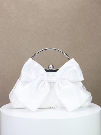 Βραδινή clutch με αλυσίδα, κούμπωμα, πολυεστερική επένδυση, για δεξώσεις