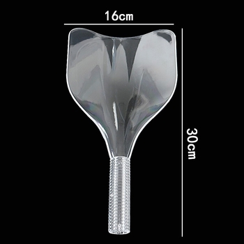 Viziere facială transparentă pentru saloane de înfrumusețare – instrument pentru tuns breton