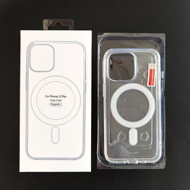 Carcasă MagSafe cu aderență magnetică pentru iPhone 16 — husă transparentă din acril pentru iPhone 17 Pro
