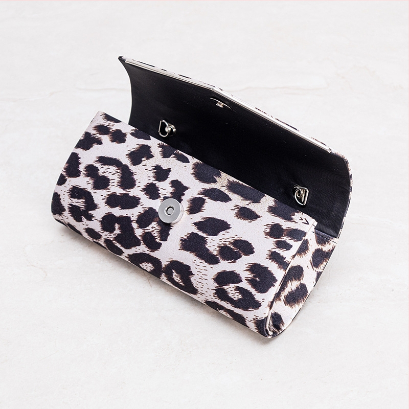 Dámska taška s leopardím vzorom, crossbody cez rameno, večerná/party taška