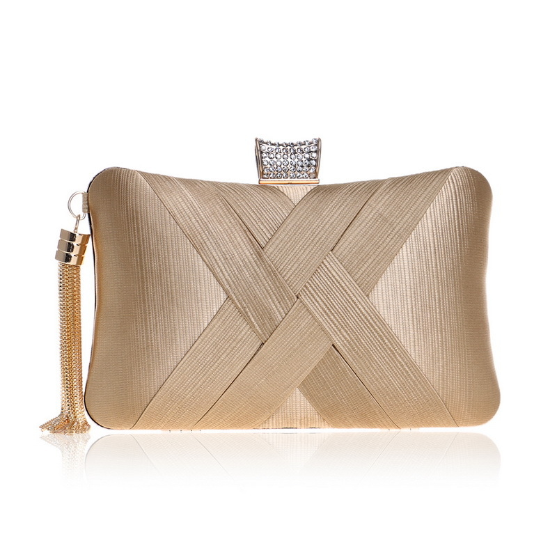Večerná kabelka s strapcami pre ženy, elegantný clutch, európsky a americký štýl