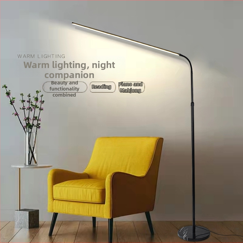 LED stojanové svetlo do obývačky a spálne, zvislý dizajn na čítanie pri posteli a pri hre na klavír, výška nastaviteľná až 15 cm, 220V, vysoký CRI ≥90