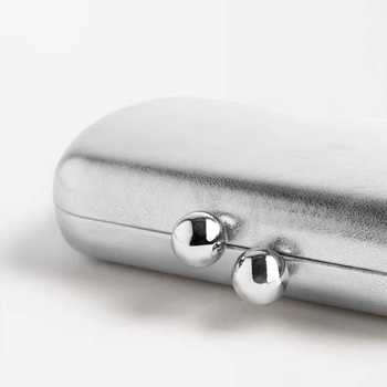 Dámska taška v európsko-americkom štýle, mini oválna crossbody alebo kabelka typu clutch, PU koža, magnetické zapínanie, na večer