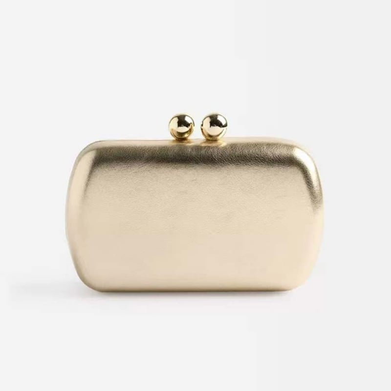 Dámska taška v európsko-americkom štýle, mini oválna crossbody alebo kabelka typu clutch, PU koža, magnetické zapínanie, na večer