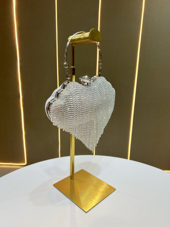 Nový štýl večernej tašky so štrasami a remienkom na rameno, luxusná kabelka na spoločenské šaty, clutch a crossbody pre ženy, nišová taška
