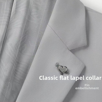 Nové pánske casual sako s jemnou pokožkou a UV ochranou, Slim Fit, štvorsmerná elasticita, notch lapel, jarný obchodný štýl