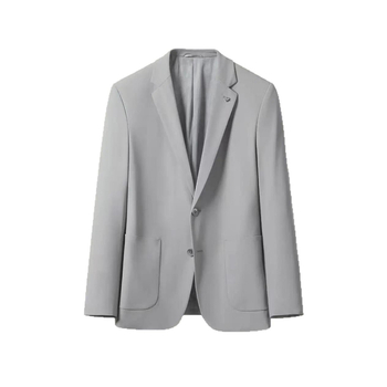 Nové pánske casual sako s jemnou pokožkou a UV ochranou, Slim Fit, štvorsmerná elasticita, notch lapel, jarný obchodný štýl