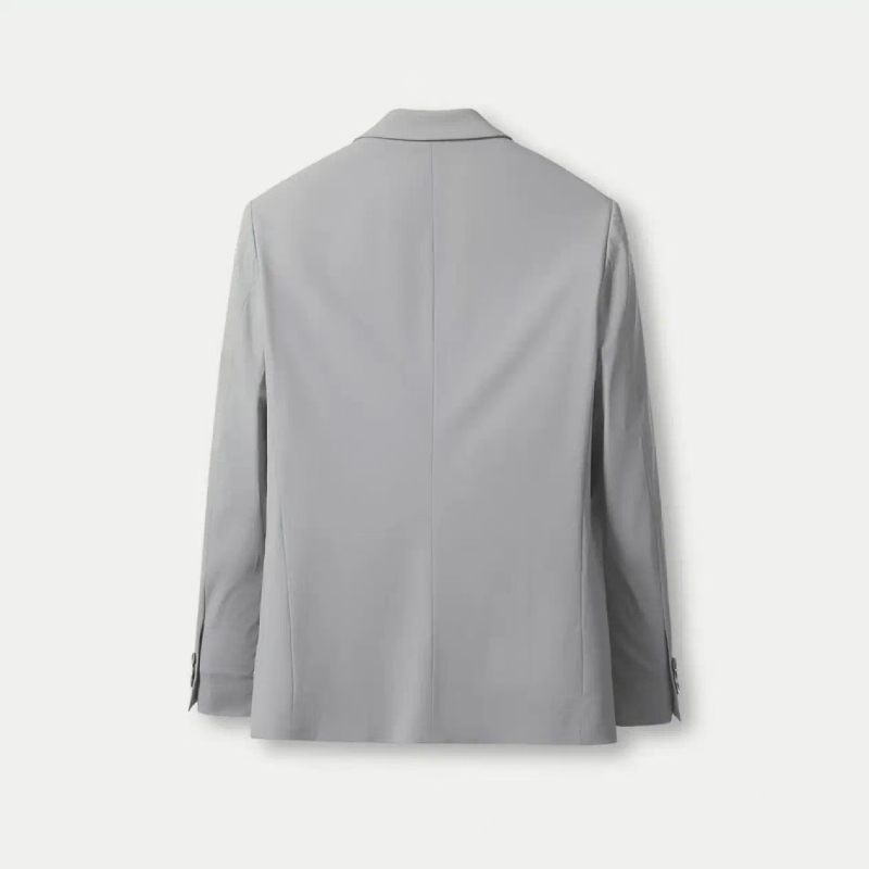 Nové pánske casual sako s jemnou pokožkou a UV ochranou, Slim Fit, štvorsmerná elasticita, notch lapel, jarný obchodný štýl