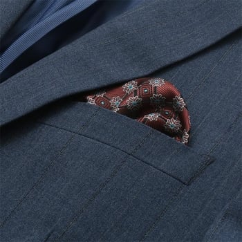2025 tavaszi férfi öltöny szett – kék-szürke, két hasítású, karcsú szabás, üzleti casual és esküvőre elegáns öltözet