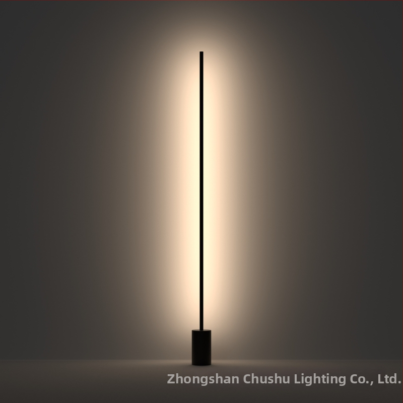 Nordická moderná LED stojacia lampa, stmievateľná, výška nastaviteľná, osvetlenie na líčenie, do obývačky a spálne, minimalistický dizajn
