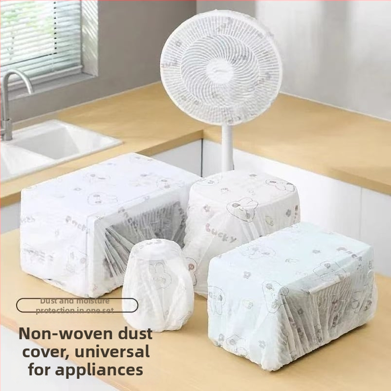 Prachový kryt z netkanej textílie pre domáce spotrebiče, viacúčelové úložné puzdro, zosilnená a zväčšená veľkosť pre stojací ventilátor