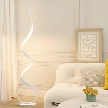 LED δάπεδο φωτιστικό για σαλόνι και υπνοδωμάτιο, μοντέρνος μινιμαλιστικός σχεδιασμός, λαμπτήρας δαπέδου σε στιλ πιάνου για ανάγνωση δίπλα στο κρεβάτι (μαύρη ή λευκή έκδοση)