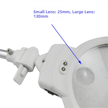 Chuda 3B-1A Stolná lupa s LED osvetlením, skladacia, 5×/3×, Ø130 mm