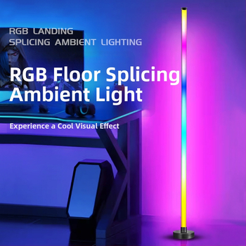RGB ambientná rohová lampa s modulárnym DIY dizajnom, osvetlenie do spálne, USB napájanie, ovládanie cez app