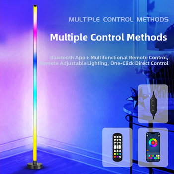 RGB ambientná rohová lampa s modulárnym DIY dizajnom, osvetlenie do spálne, USB napájanie, ovládanie cez app
