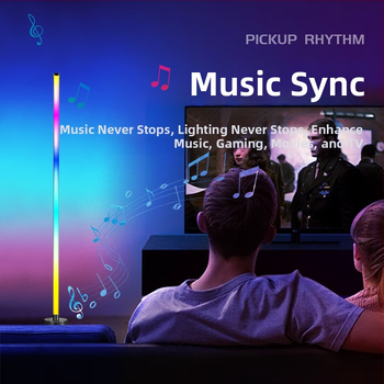 RGB ambientná rohová lampa s modulárnym DIY dizajnom, osvetlenie do spálne, USB napájanie, ovládanie cez app