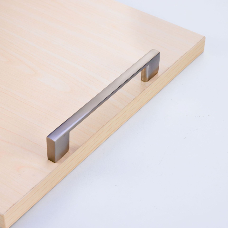 Rukoväť na skriňu z hliníkovej zliatiny, moderný minimalistický dizajn, čierna, pre skrinky na topánky a šatník, predĺžený lesklý chrómový povrch