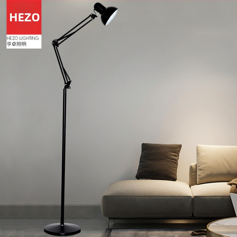 Stojaca lampa v štýle Instagram, moderný elegantný dojem pre obývačku a spálňu, minimalistická s E27 zdrojom svetla