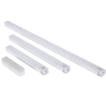 LGZM-001 USB‑töltésű LED szenzoros éjjelifény szekrényhez és előszobába, mágneses szalag, fehér vagy meleg fény, állítható fényerő, 10–50 cm hosszúságú