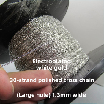 Materiály DIY pre šperky zo striebra 925: O-tvar reťaz, leštená krížová reťaz, väčšie množstvo čiastočne hotových reťazí, strapcové doplnky