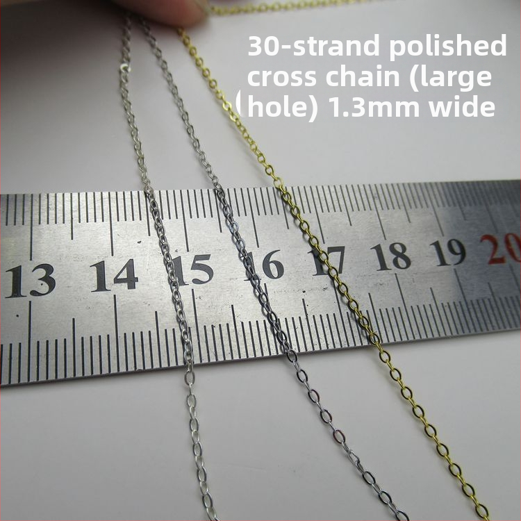 Materiály DIY pre šperky zo striebra 925: O-tvar reťaz, leštená krížová reťaz, väčšie množstvo čiastočne hotových reťazí, strapcové doplnky