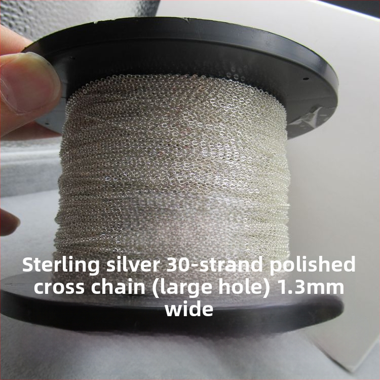 Materiály DIY pre šperky zo striebra 925: O-tvar reťaz, leštená krížová reťaz, väčšie množstvo čiastočne hotových reťazí, strapcové doplnky