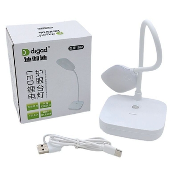 LED λάμπα γραφείου για μελέτη, USB τροφοδοσία, αναδιπλούμενη, προστασία ματιών, συμπαγής νυχτερινή λάμπα για φοιτητικό δωμάτιο