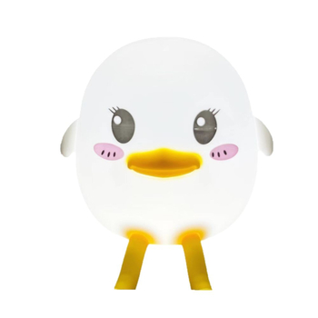 Doudou Duck Tap Lámpa — Szilikon éjjeli fény mozgásérzékelővel, 7 szín és meleg fény, gyermekeknek szánt éjjeli lámpa