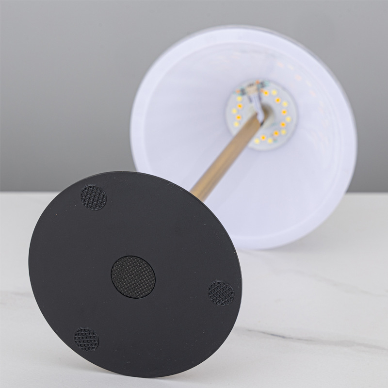 Tekvicové LED nočné svetlo z kované železa do spálne, nabíjateľná dekoratívna stolná lampa