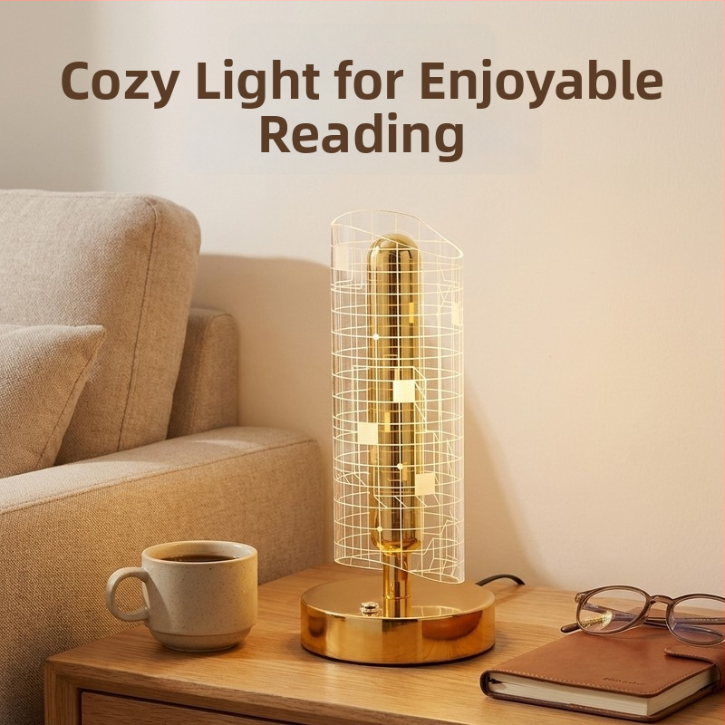 Dekoratívna stolná lampa, luxusná atmosféra, nordický motív s motýľom, nočná lampa do spálne, LED stolná lampička