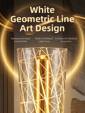 Nočná stolná lampa s akrylovým dekoratívnym ambientným svetlom, nordický štýl, elegantný dojem vysokej kvality, napájanie batériou s možnosťou pripojenia k sieti, nočné svetlo do spálne