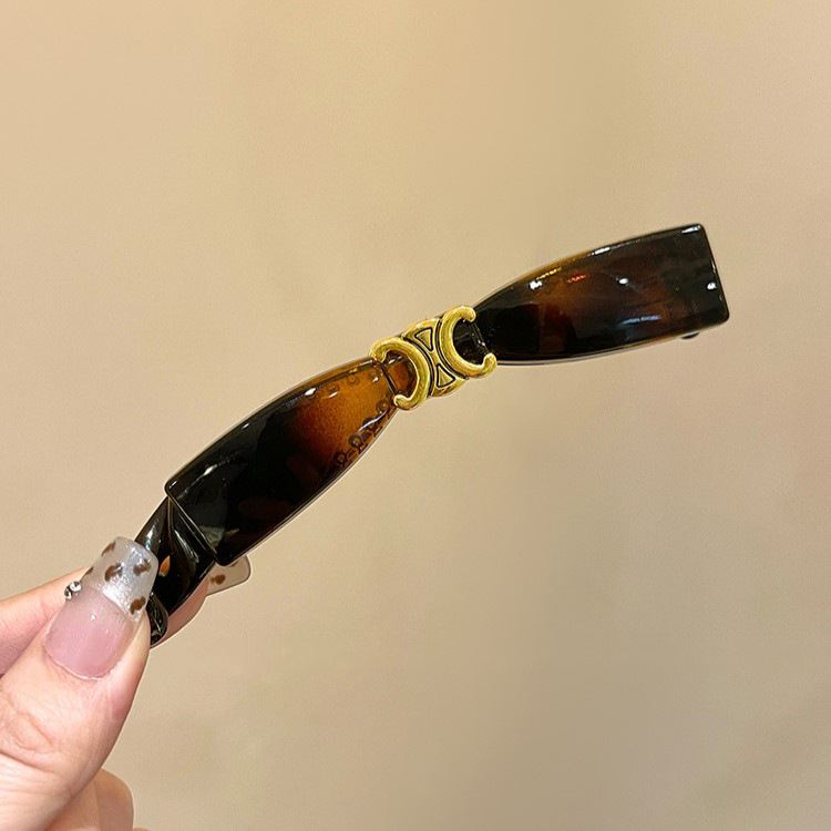 Zlatni standard banana klipsa za kosu za žene, zimski luksuzni stil, uspravna klipsa, stražnji dio glave, moderan dodatak za kosu