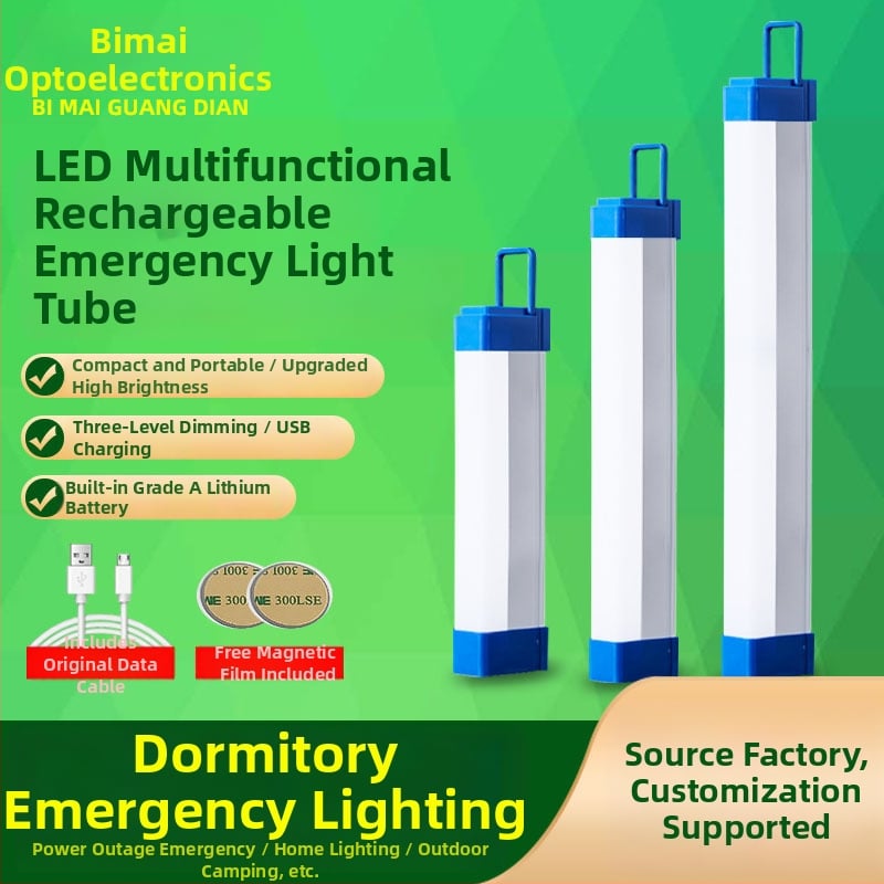 Dobíjateľná LED núdzová lampa s magnetickým osvetlením, pre domáce i vonkajšie použitie
