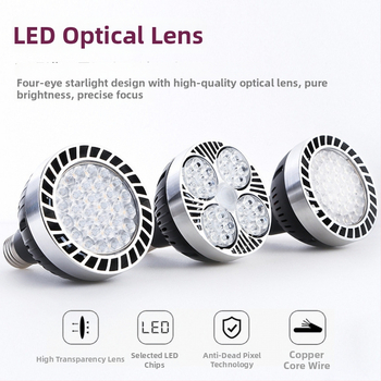 Par30 LED COB svetelný zdroj, závit E27, 45W, traťové osvetlenie pre obchody