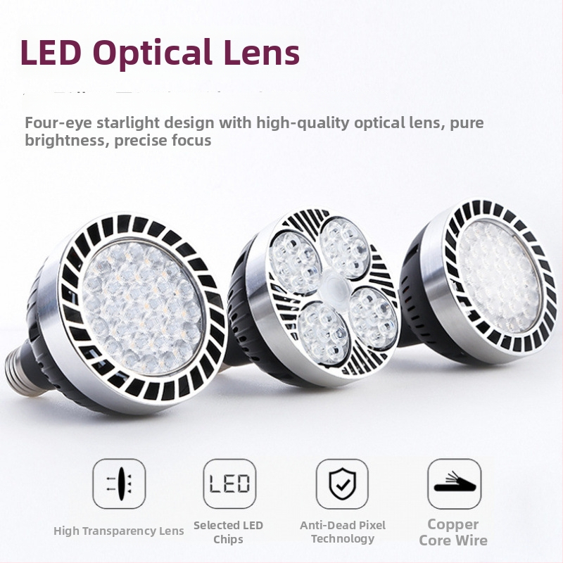 Par30 LED COB svetelný zdroj, závit E27, 45W, traťové osvetlenie pre obchody